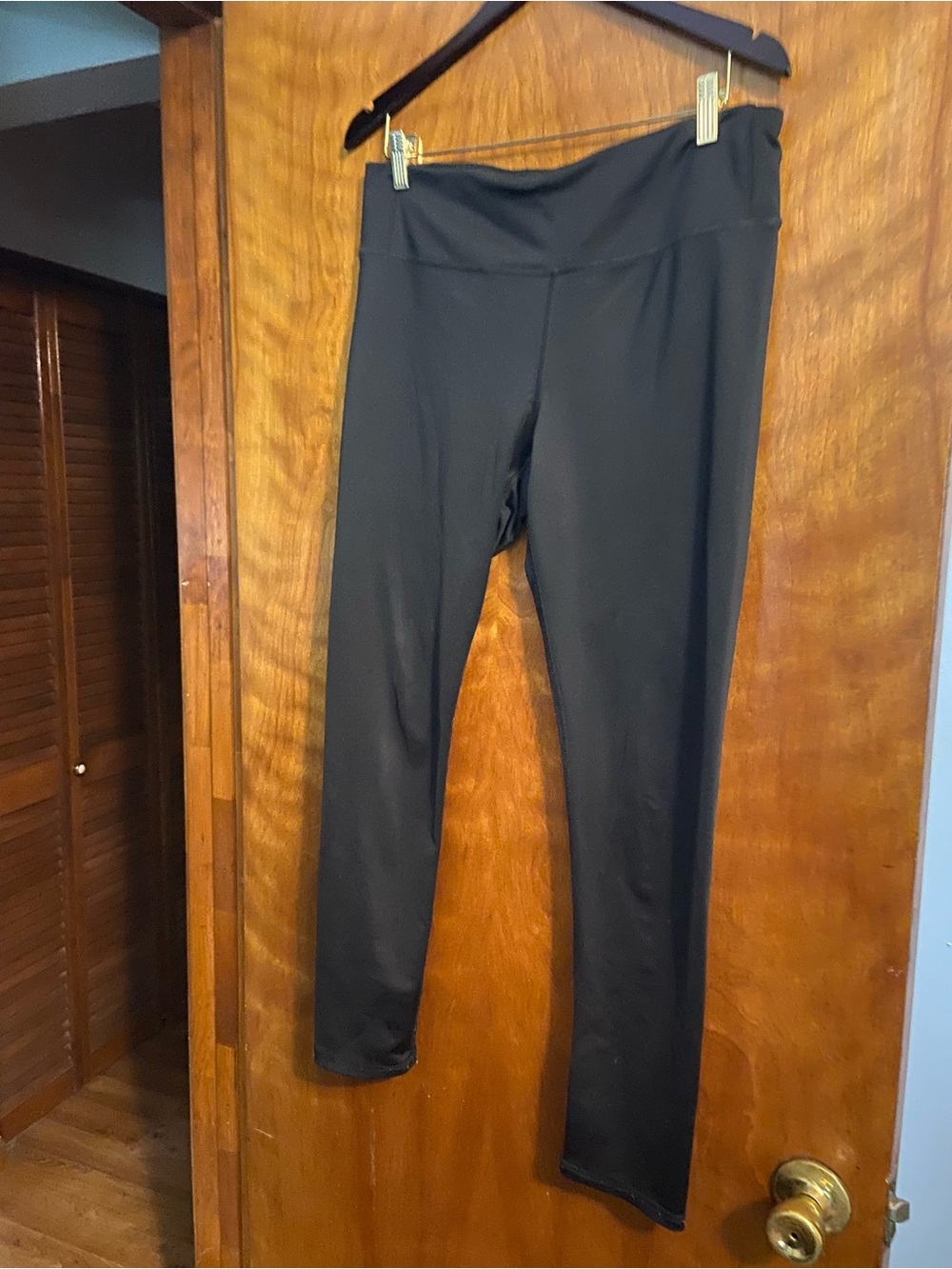 Black High-Waist Active Leggings copper fit brand
